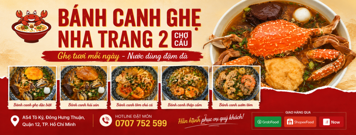 BÁNH CANH GHẸ CHỢ CẦU 